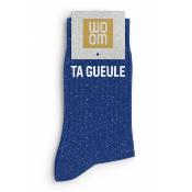 CHAUSSETTES A PAILLETTES A MESSAGE - WOOM