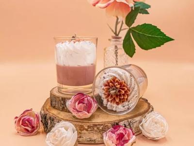 BOUGIE VEGANE - BOIS DE ROSE - LES FEES MERES 