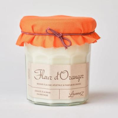 BOUGIE VEGANE - FLEUR D'ORANGER - ATELIER LEVENEZ