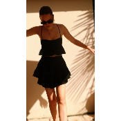 JUPE SHORT - GAZE DE COTON 