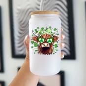 MUG EN VERRE GIVRE - VACHE - SIP SIP HORRAY!