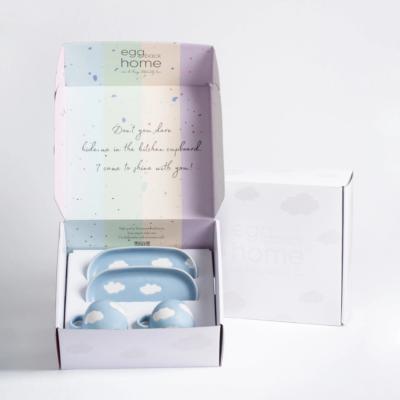 SET DE TASSES - LA TÊTE DANS LES NUAGES - EGG BACK HOME