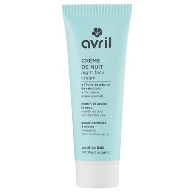 CREME DE NUIT PEAUX NORMALES A MIXTES BIO - AVRIL