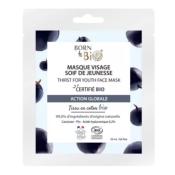 MASQUE POUR LE VISAGE - SOIF DE JEUNESSE - COTON - BORN TO BIO