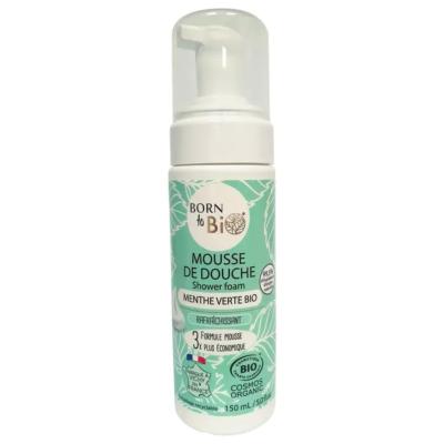 MOUSSE DE DOUCHE - MENTHE VERTE - BORN TO BIO