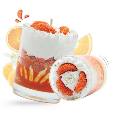 BOUGIE GOURMANDE VEGANE - ORANGE - COLLECTION AUTOMNE - LES FEES MERES
