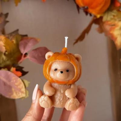 BOUGIE - NOUNOURS CITROUILLE COULEUR BEIGE