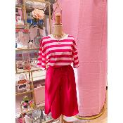 BERMUDA CEINTURE - ROUGE 
