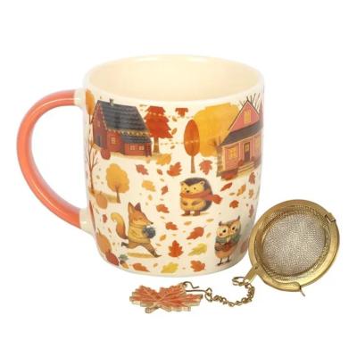 ENSEMBLE -MUG ET PASSOIRE A THE - AUTOMNE 