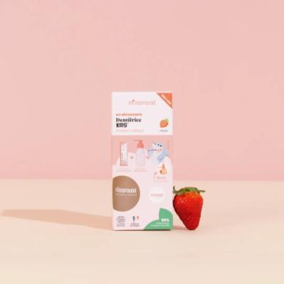 KIT DENTIFRICE ENFANTS - FRAISE - PIMPANT 