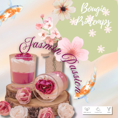 BOUGIE PRINTEMPS - JASMIN PASSION - LES FEES MERES