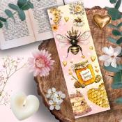 MARQUE PAGE - LA REINE DES ABEILLES - LES MOONETTES
