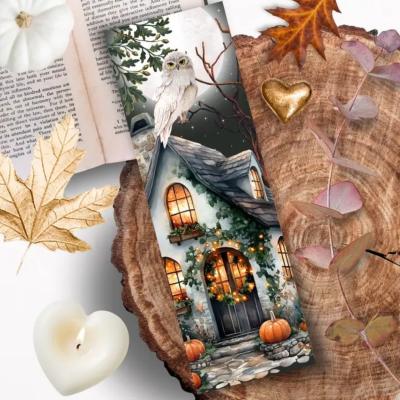 MARQUE PAGE - CHOUETTE DU COTTAGE - LES MOONETTES 
