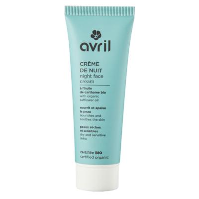 CREME DE NUIT PEAUX SECHES ET SENSIBLES - AVRIL