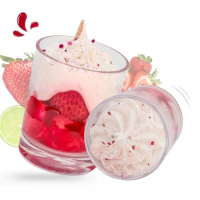 BOUGIE VEGANE - FRAISE DES BOIS SAINT VALENTIN - LES FEES MERES 