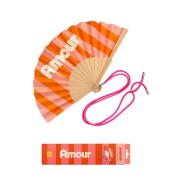 EVENTAIL AVEC BANDOULIERE - AMOUR - WOOM