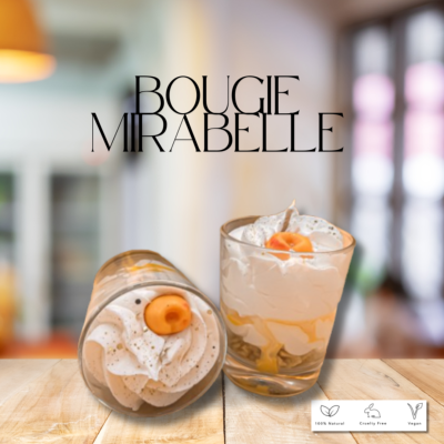 BOUGIE VEGANE - MIRABELLE - LES FEES MERES 