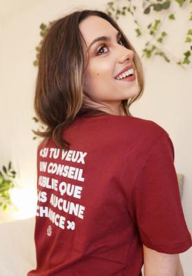 T-SHIRT - COTON BIO - LES BRONZES - OUBLIE QUE TU AS AUCUNE CHANCE- ECOLE DE SKI POPEYE