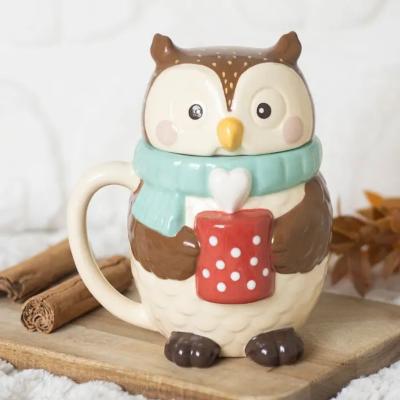 TASSE A COUVERCLE - HIBOU 