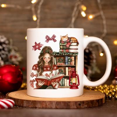 MUG CERAMIQUE - LECTURE AU COIN DES ETOILES - LES MOONETTES