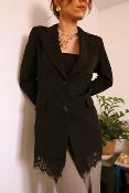 BLAZER - DENTELLE - NOIR - ESTEE BROWN