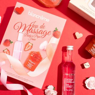 JEU DE MASSAGE - FRAISE - BLANCREME