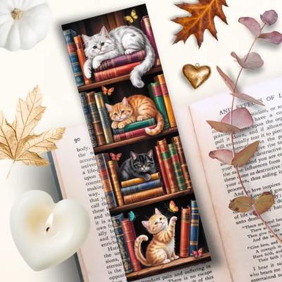 MARQUE PAGE - LES SECRETS DES CHATS LECTEURS - LES MOONETTES