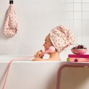 SERVIETTE XL - POUR CHEVEUX - CERISE - KITSCH 