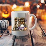 MUG CERAMIQUE - LA BIBLIOTHEQUE MAGIQUE DE FANTOMOONETTE - LES MOONETTES 
