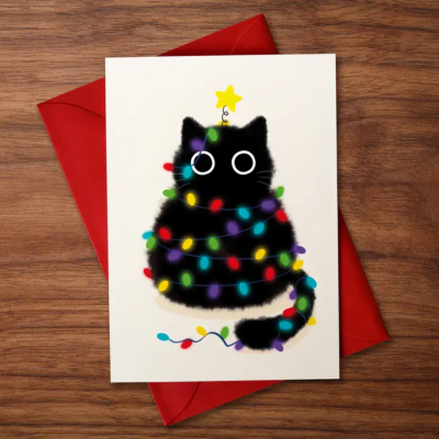 CARTE DE VOEUX - PAPIER RECYCLE - APEE FREE