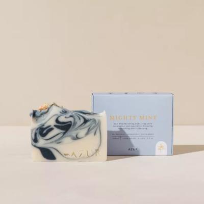 SAVON ARTISANAL - MENTHE PUISSANTE - AZUR NATURAL