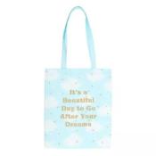 TOT BAG - BLEU IMPRIME NUAGE