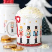 MUG DE NOEL IMPRIME CASSE - NOISETTE 