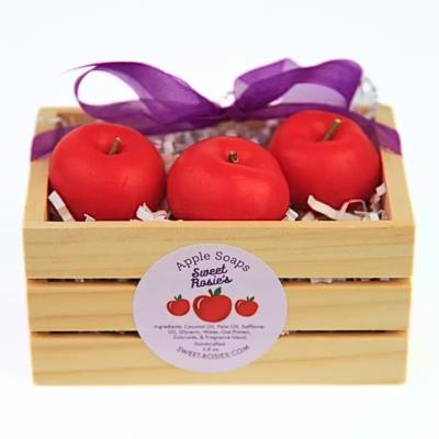 COFFRET CADEAU DE SAVON A LA POMME 