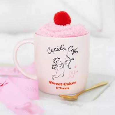ENSEMBLE DE TASSE CUILLIERE ET CHAUSSETTES - CUPID'S CAFE