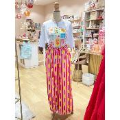 PANTALON LARGE - IMPRIME CITRON - ESTEE BROWN