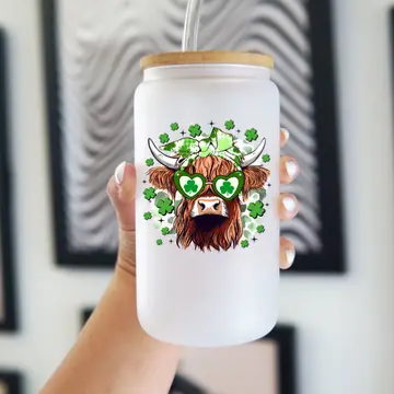 MUG EN VERRE GIVRE - VACHE - SIP SIP HORRAY!