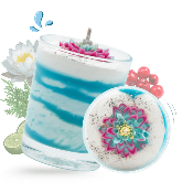 BOUGIE GOURMANDE - FLEUR D'EAU - LES FEES MERES