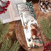 MARQUE PAGE -  NEIGE PURE - LES MOONETTES