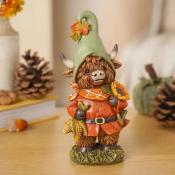 FIGURINE - VACHE D'AUTOMNE 