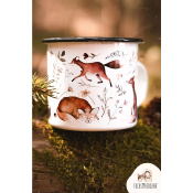 TASSE EN EMAIL - RENARD DE LA FORET 