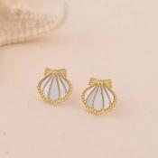 BOUCLES D'OREILLES - COQUILLAGES 