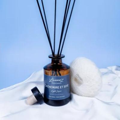 DIFFUSEUR A BATONNETS - CACHEMIRE ET SOIE - ATELIER LEVENEZ