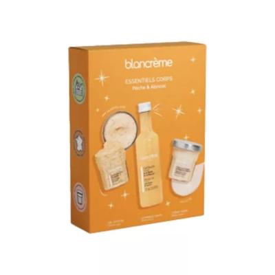 TRIO ESSENTIELS PECHE ET ABRICOT- BLANCREME 