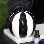 BRULEUR CITROUILLE - NOIR ET BLANCHE 