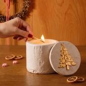 BOUGIE EN POT - SAPIN  DE NOEL - MY MILKY CANDLE
