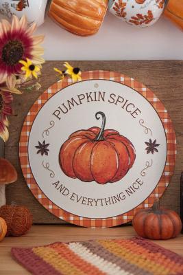 PLAQUE PUMPKIN - CAROFROMWOOLAND 