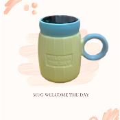 MUG - PASTEL -  WELCOME THE DAY