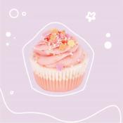 BOMBE DE BAIN NUAGE DE ROSE  - CUPCAKE - BADEFEE