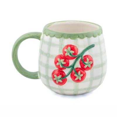 MUG TOMATE - PEINT A LA MAIN 